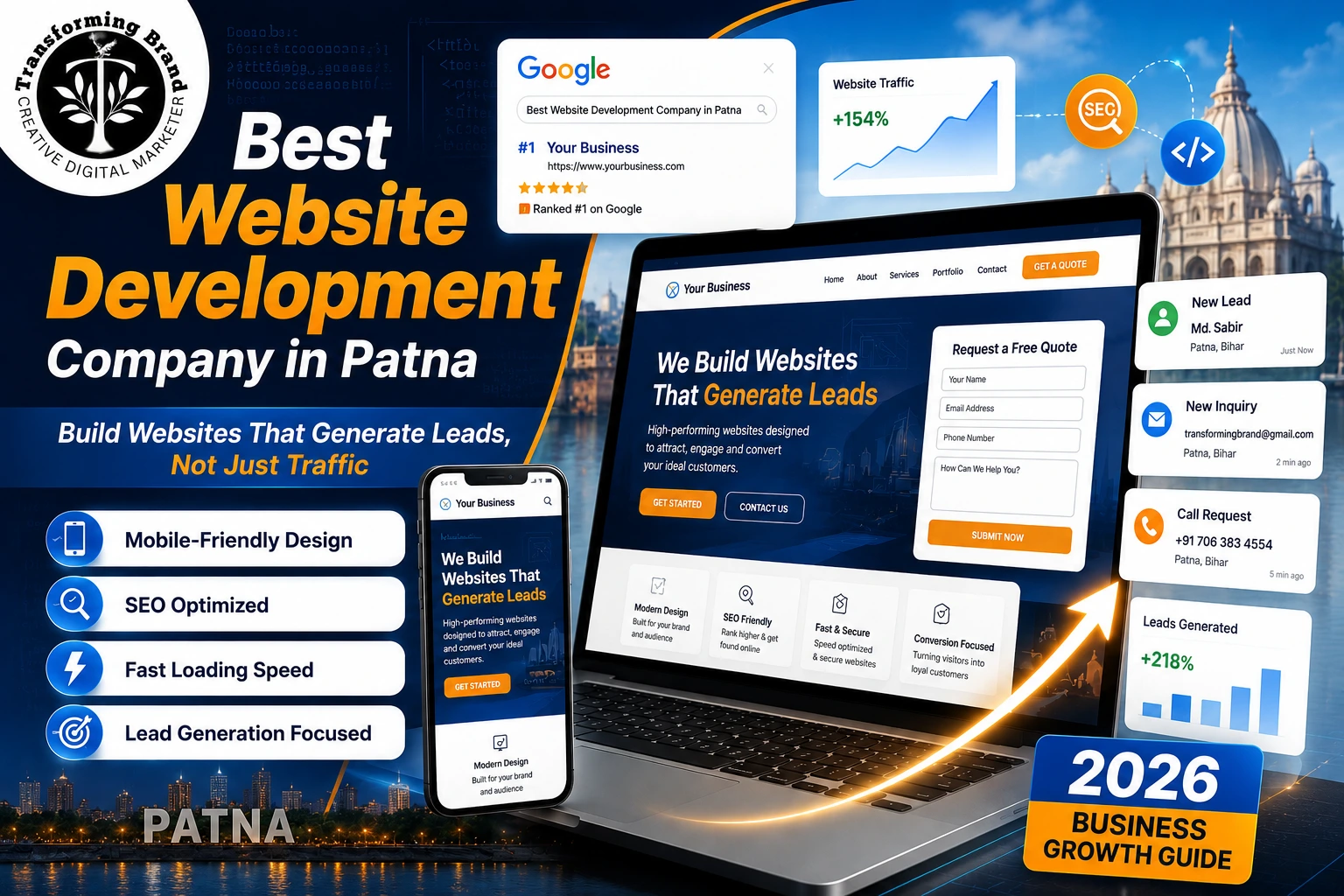 Best website development company in patna built websites that generate leads