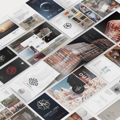 create an image of print media in which every printing media is avialble like visiting card brouchrs ,banner logo and so on (1)